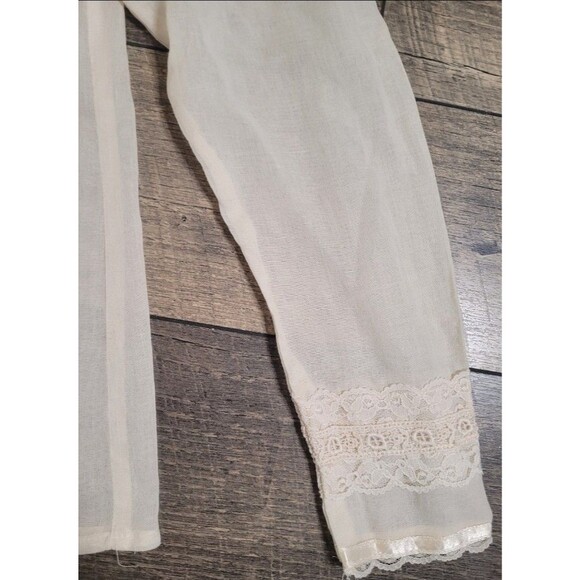 Gunne Sax Jessica’s Gunnies 1970s Vintage Victorian Style Ruffles & Lace Blouse - Picture 4 of 11